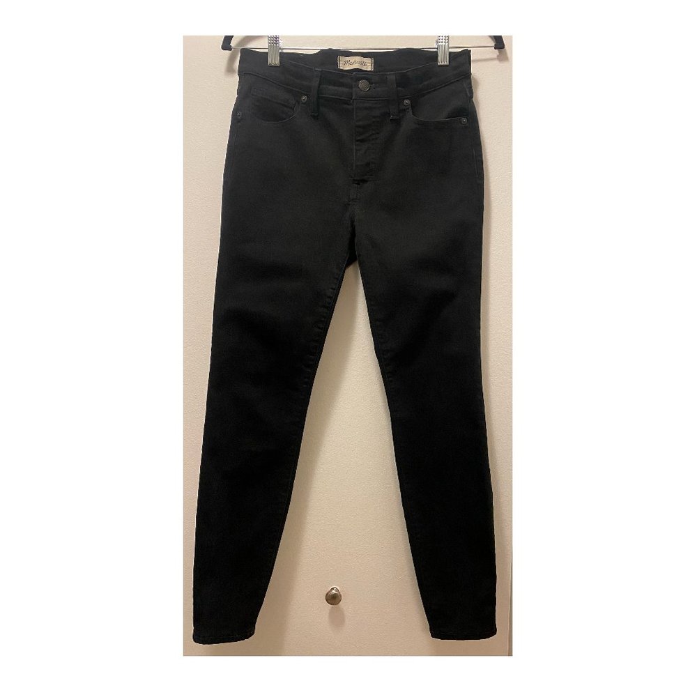 Madewell Size 28 Black 10" High-Rise Skinny Jeans